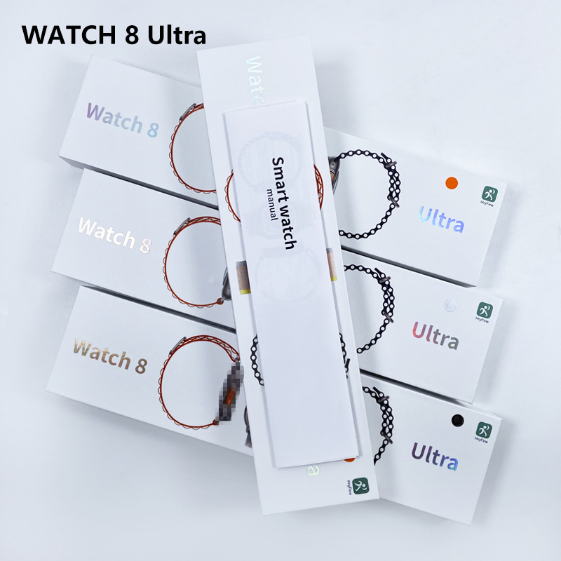 现货工厂watch8 ULTAR蓝牙通话手表 NFC运动1.91大屏无线充S8手环详情图2