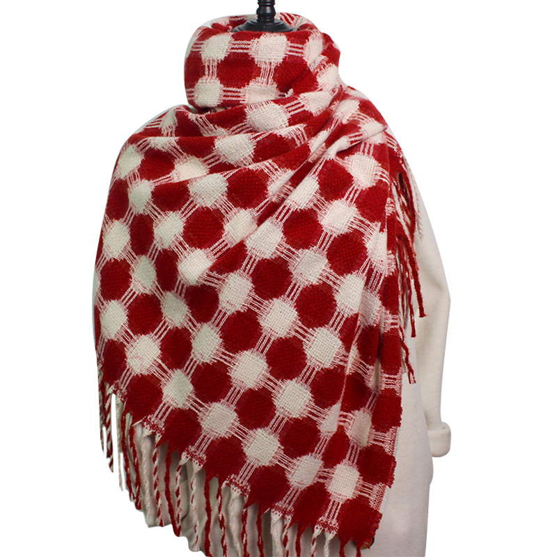 围巾/围巾真丝/袜子山羊绒/围巾女士长款时尚/围巾女长款百搭白底实物图