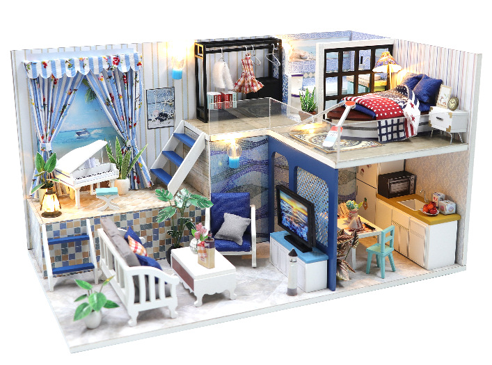 diy小屋童话城堡欧式大型手工拼装别墅模型