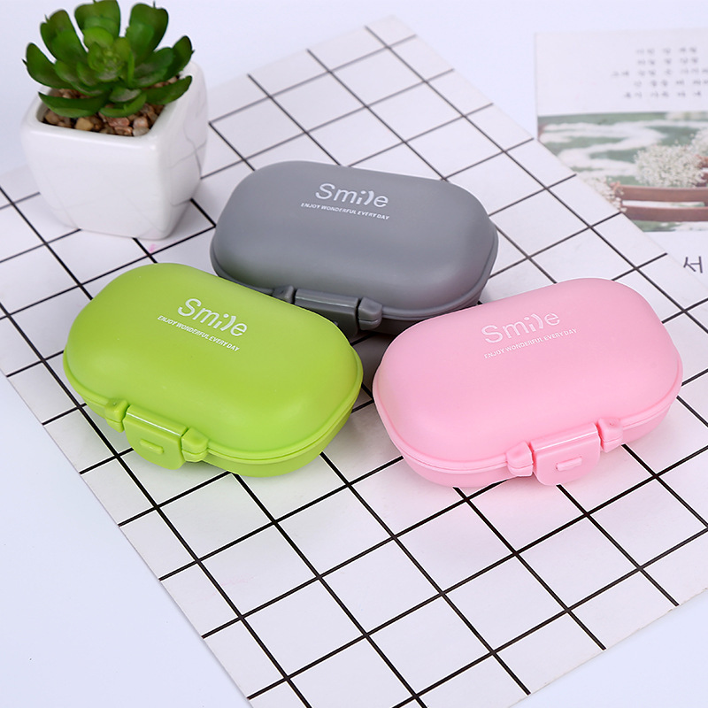 Portable travel pill box