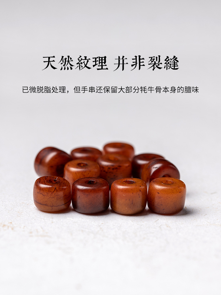 Tibetan-style yak bone bracelet for men, playing with Buddhist prayer beads and bones, Tibetan prayer beads and ox horn bracelet, cultural and artistic bracelet Application Scenario