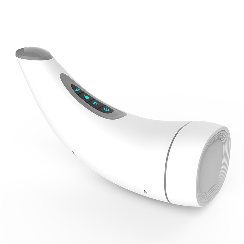 Deep throat sucking airplane cup intelligent interactive pronunciation heating male masturbation device cross-border trade Specification drawing