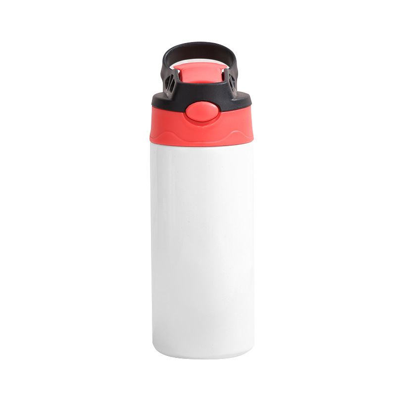 Creative and fresh 304 stainless steel insulated cup, portable, bouncy lid children's water cup, new tongue-shaped straw cup Item Picture