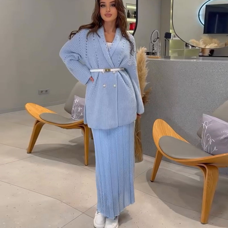 European and American autumn and winter sweaters for 2024, Amazon's best-selling bathrobes, cardigans, knitted dresses, slimming V-neck tops and jackets