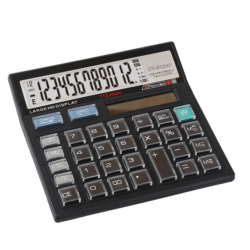 Calculator, financial computer, office computing, financial logo creation, financial accounting CT-512 Specification image