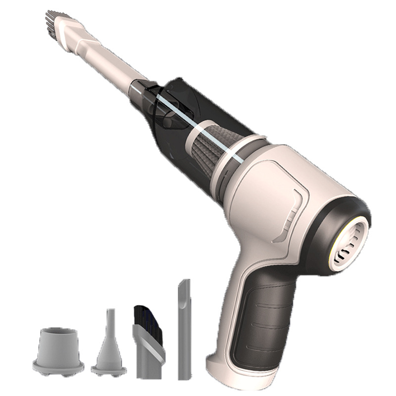 Wireless handheld high-power car vacuum cleaner, household portable dry and wet dual-purpose mini car vacuum cleaner Item Picture