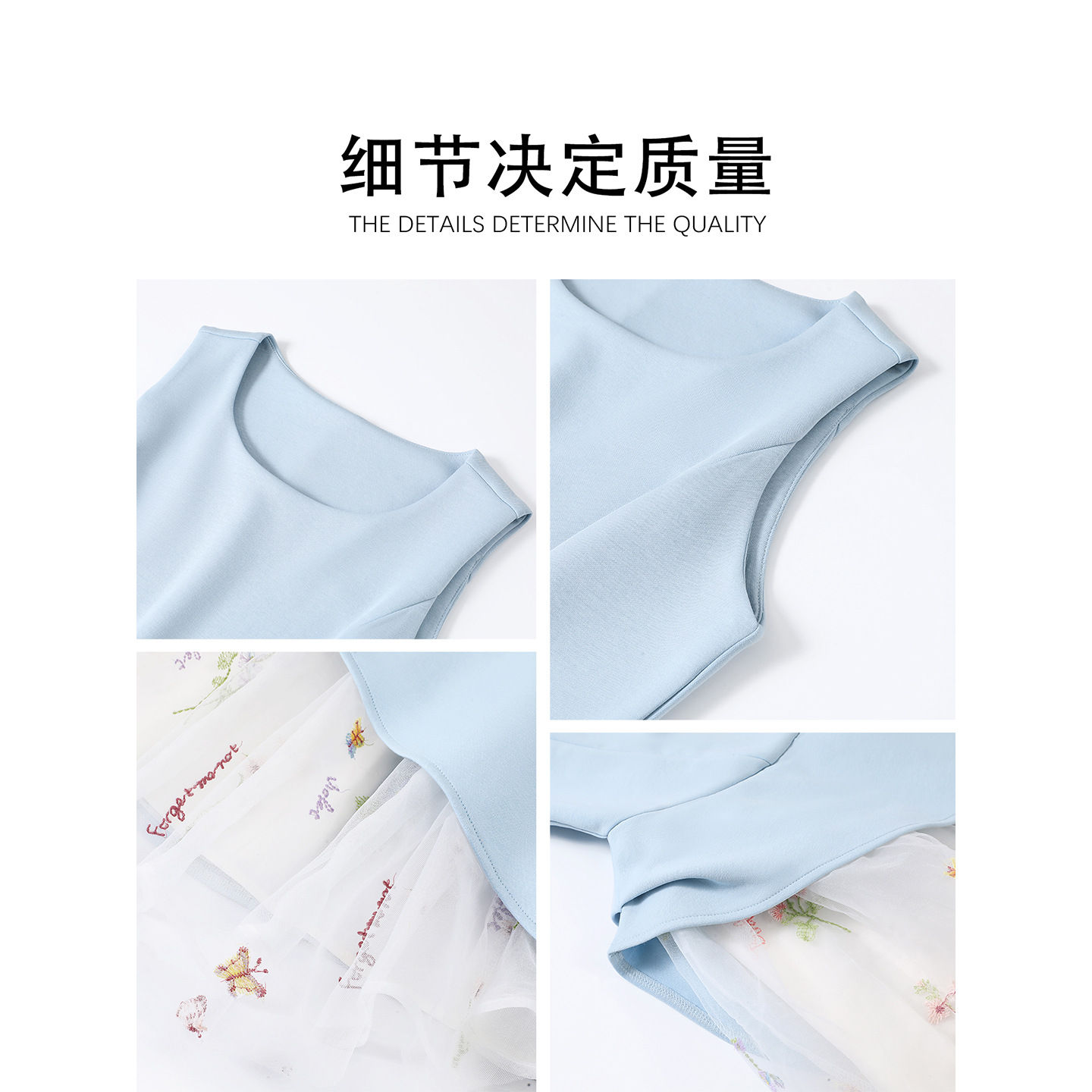 连衣裙/真丝/真丝裙女夏季优雅/裙子女v领气质/森系细节图