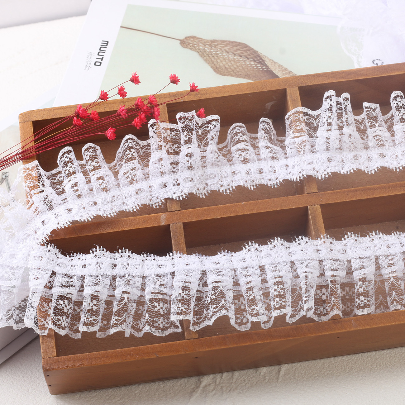 5cm three-layer lace clothing, home textiles, skirts, craft accessories, toys, discounted lace Specification image