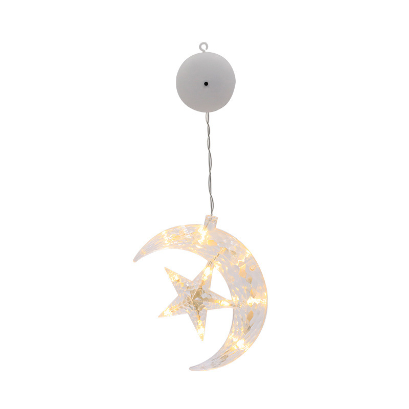 Wholesale of Christmas suction cup lights, star Christmas tree shaped lights, indoor window decoration colored lights, led Christmas light strings Item Picture