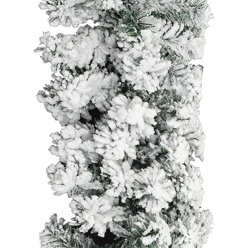 2.7M Christmas Decoration Rattan Pvc White Rattan With Dense Flocking Rattan Christmas Hanging Ornaments Item Picture