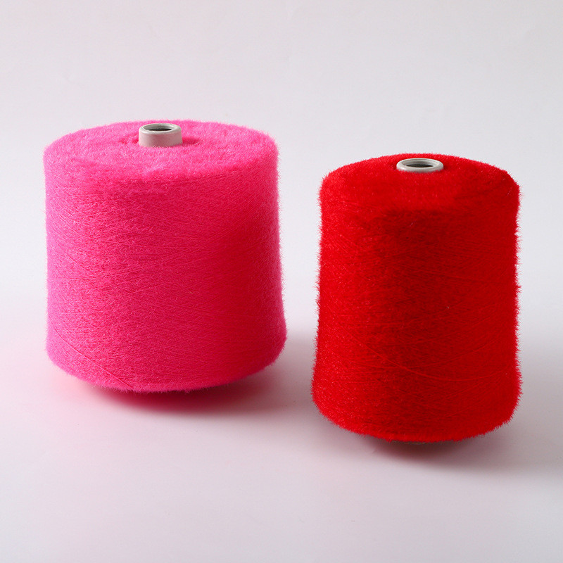 Non-shedding 1.3 Crystal imitation mink Thai velvet mink wool yarn, handcrafted pic 7
