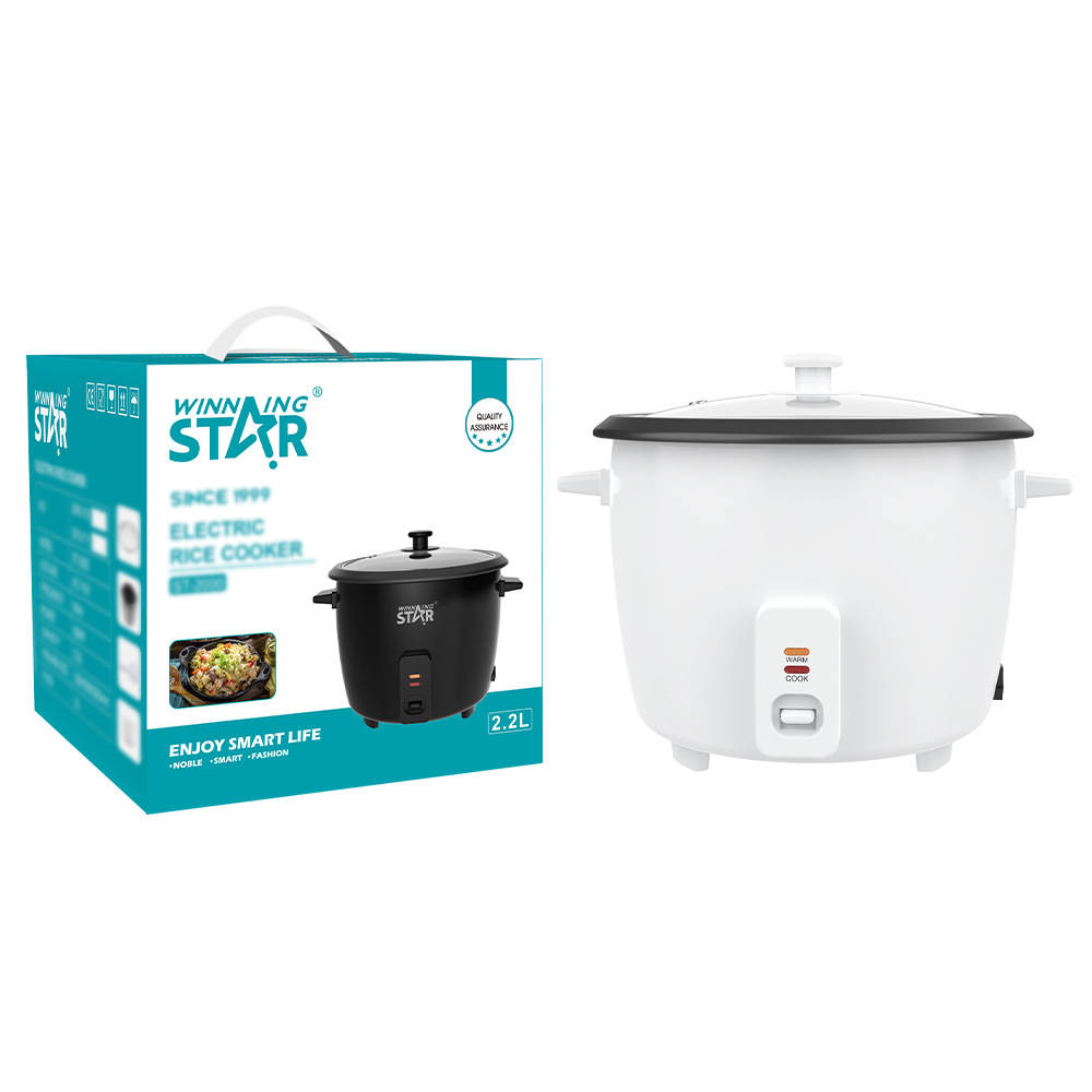 winning star Cross-border US standard 2.2L household 900W multi-functional rice cooker for cooking rice, stewing meat and making soup