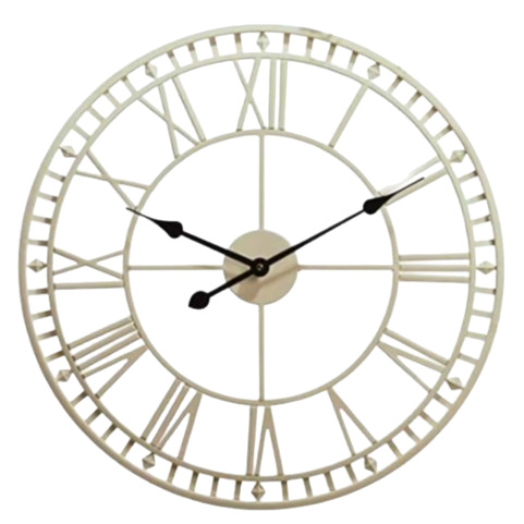 Hot-selling modern and simple living room wall clock, retro hotel ironwork creative diy clock, cross-border exclusive supply Item Picture