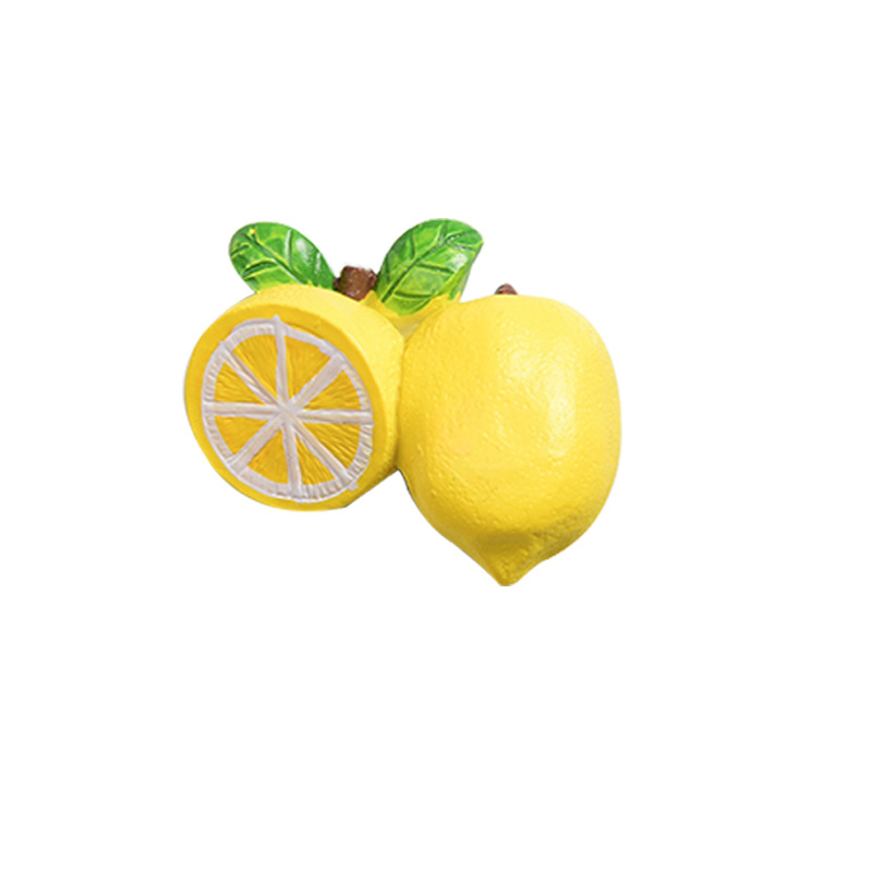 Fruit Resin Refrigerator Sticker Creative Family Gift Decoration Magnetic Sticker Three-Dimensional Fresh Little Cute Refrigerator Sticker Item Picture
