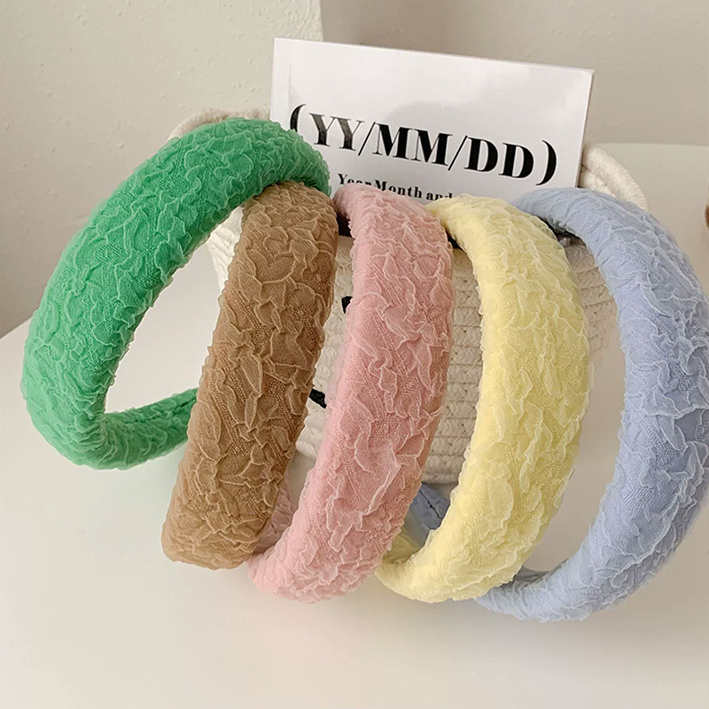 糖果色高颅顶发箍韩国网红女气质头箍减龄宽边头饰压发卡发带发饰