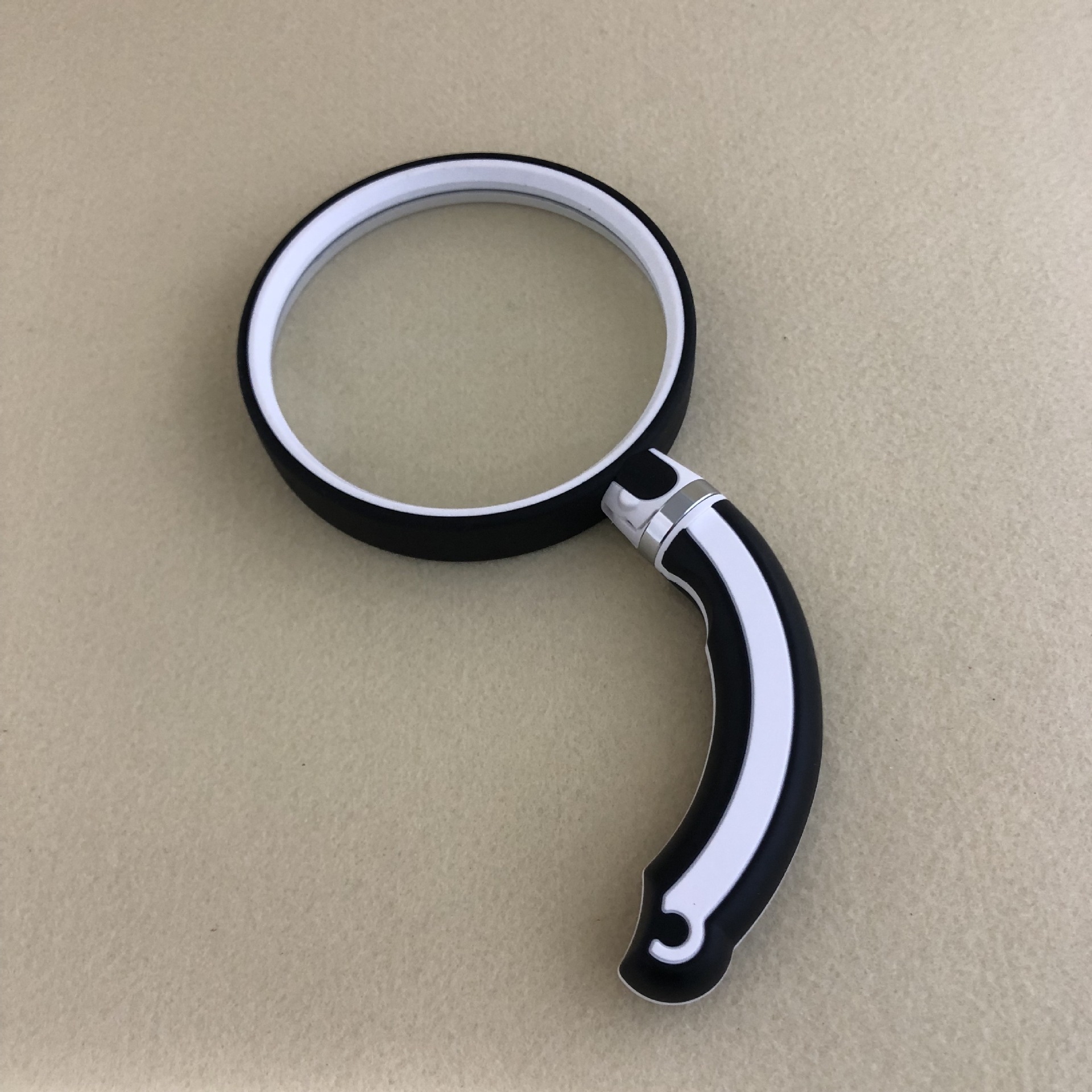 New rubber folding and rotating handheld senior reading student gift repair high-definition glass lens magnifying glass details Picture
