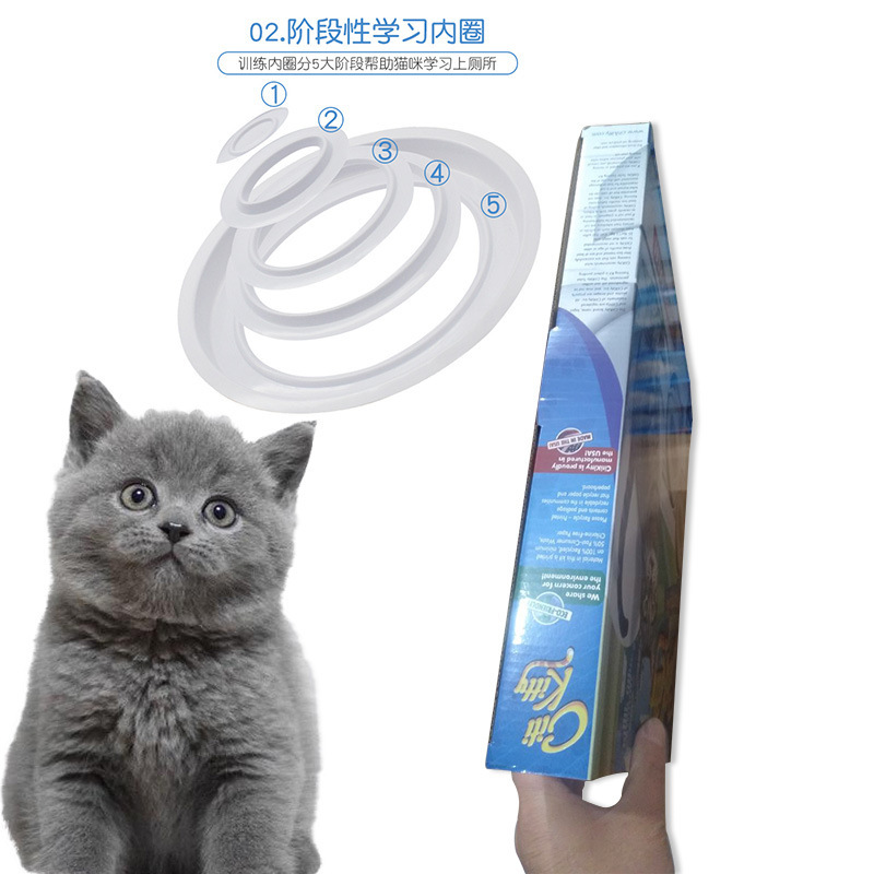 Pet Cat toilet Trainer New Cat toilet seat New high quality cat toilet trainer Application Scenario