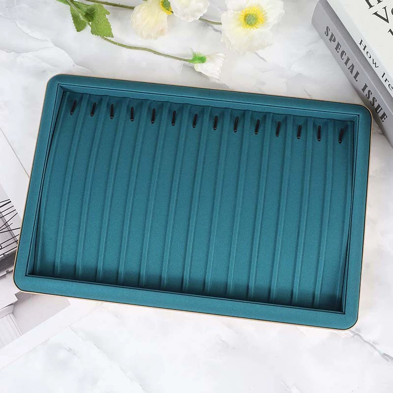 Jewelry display tray, necklace pendant, accessory storage box, ring plate, stud earrings, earrings, bracelet display props Application Scenario