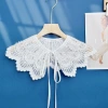 Crocheted and embroidered white women's clothing collar accessories and decorative accessories Specification image