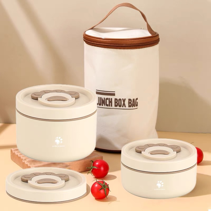 日式便当盒不锈钢保温饭盒上班族带盖学生便携小餐盒食品级儿童碗