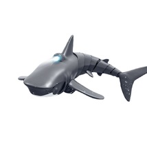 儿童跨境爆款仿真电动2.4G遥控鲨鱼船模型摇摆鱼游泳男孩新款玩具