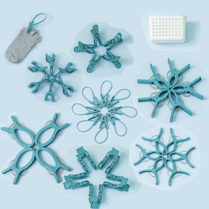 Factory direct supply of Japanese-style quilts, extra-large windproof clips wholesale, powerful drying bed sheet fixing magic tool, simple and elegant Specification image