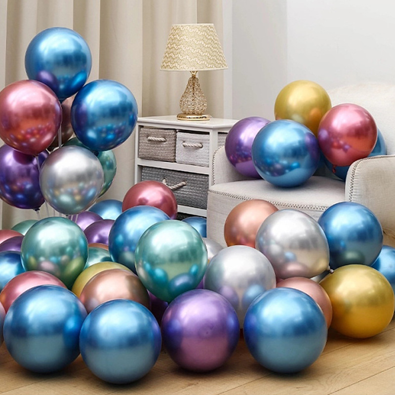 Metal balloons of 5 inches, 10 inches, 12 inches and 18 inches, wedding balloons, Amazon balloons, birthday balloons, high-end decoration Specification image