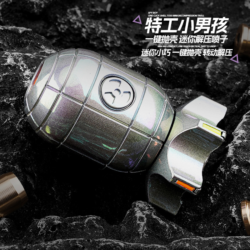 跨境金匠堂特工小男孩玩具枪可抛壳发射子弹头模型摆件解压玩具批