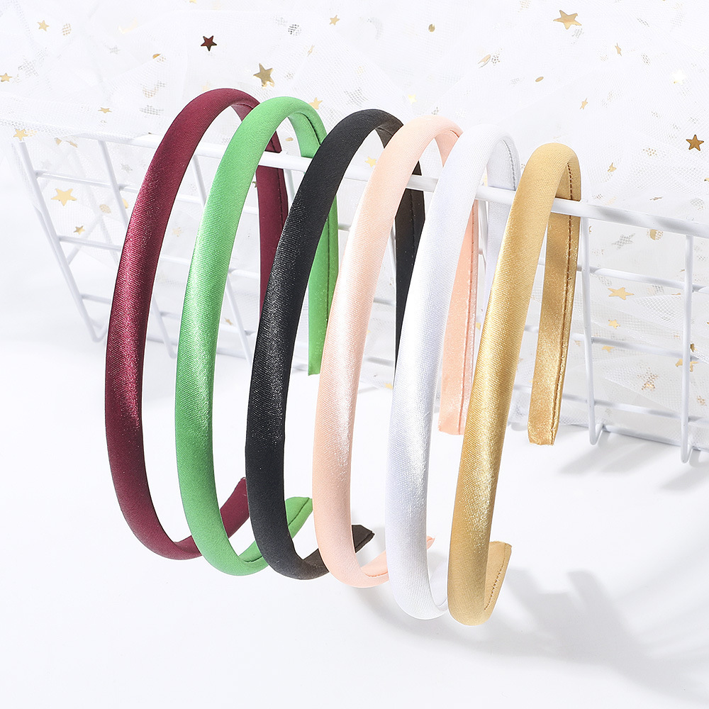 10Mm Wrap Cloth Headband Europe And The United States Cross-Border Amazon Fashion Hair Accessories Headband 1.0Mm Wide Edge Color Ding Diy Handmade Application Scenario