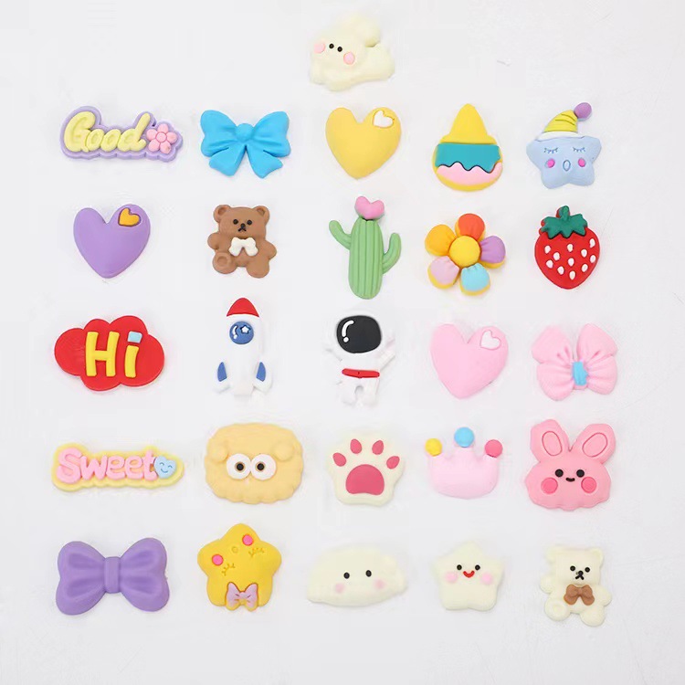 Factory direct sales of mixed resin accessories, cream phone cases, patches, cartoon diy accessories, and Guka accessories Item Picture