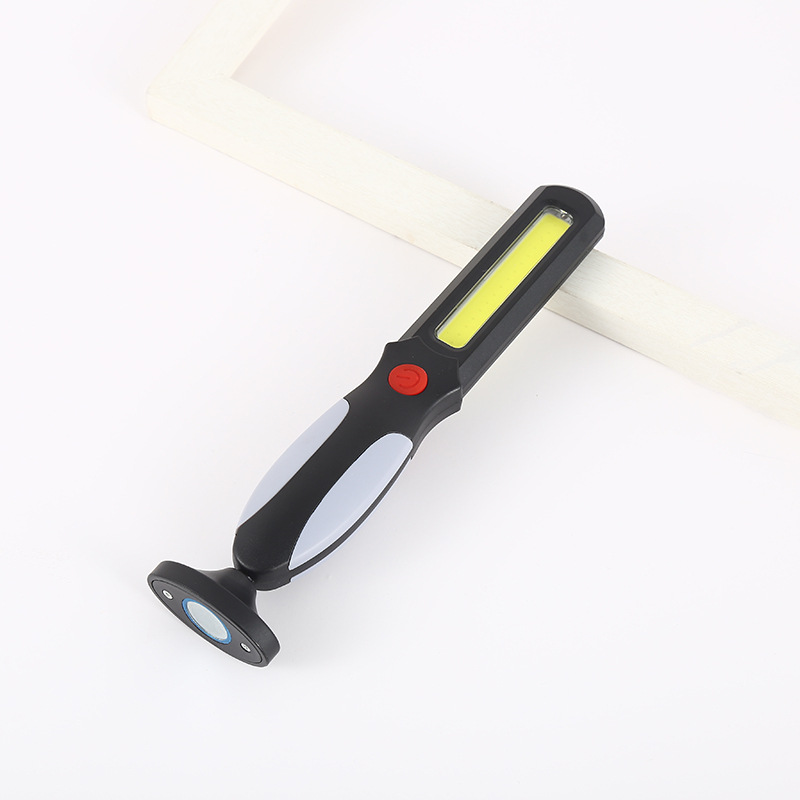 LED多功能带磁铁检修工作灯手电筒COB强光USB警示灯LED汽修工作灯详情图2