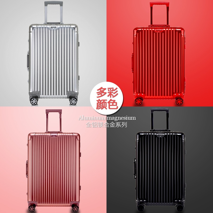 All-Aluminum-Magnesium Alloy Trolley Case Multi-Wheel Business Luggage Men's And Women's Password Boarding Case 20-Inch Suitcase Suitcase Application Scenario