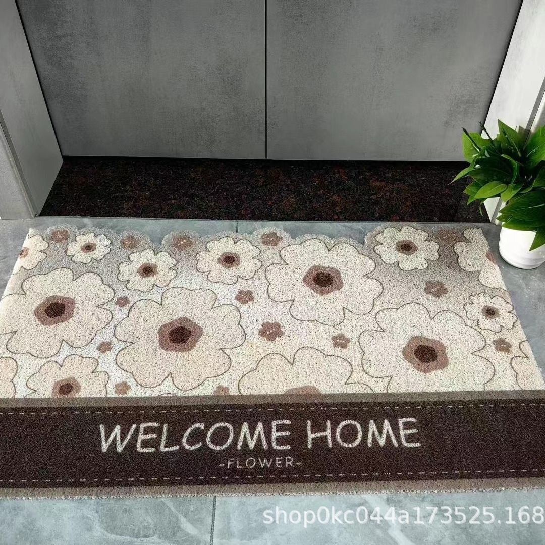 Wholesale of anti-slip bathroom MATS, water-absorbing PVC printed bathroom, bathroom and kitchen quick-drying bathroom floor MATS and carpets for foreign trade Specification image