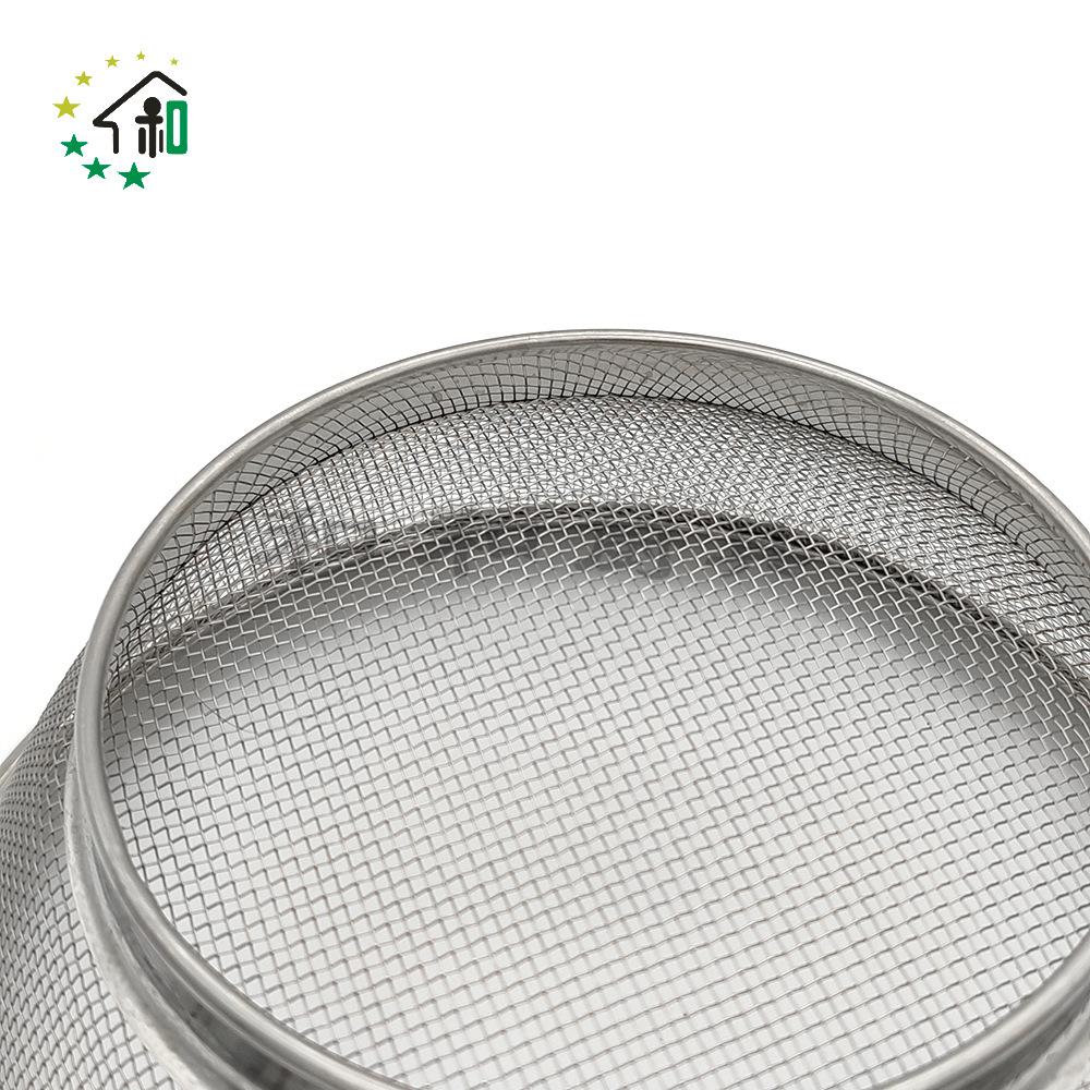 Kitchen Encryption Stainless Steel Washing Basket Drain Basket Washing Rice Sieve Washing Rice Basin Washing Sesame Fruit Basket Household Drain Basin Application Scenario