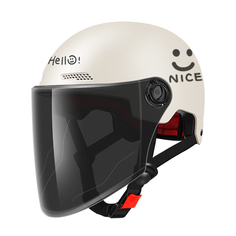 3C certified helmet electric vehicle female new national standard summer sun protection Harley motorcycle male helmet summer four seasons half helmet full figure