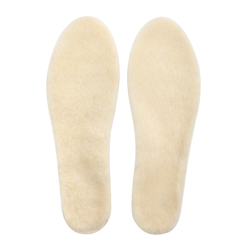 Real cashmere 4D cloud insoles with added fleece for warmth, comfort, constant temperature, breathability, sweat absorption, antibacterial and deodorizing snow boots, Martin winter Item Picture