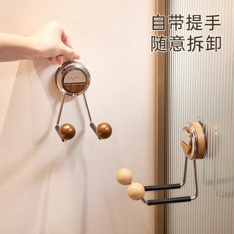 Direct sales from the manufacturer of raw wood hook suction cups, living room entrance hall storage shelves, decorative items, trailer keys details Picture