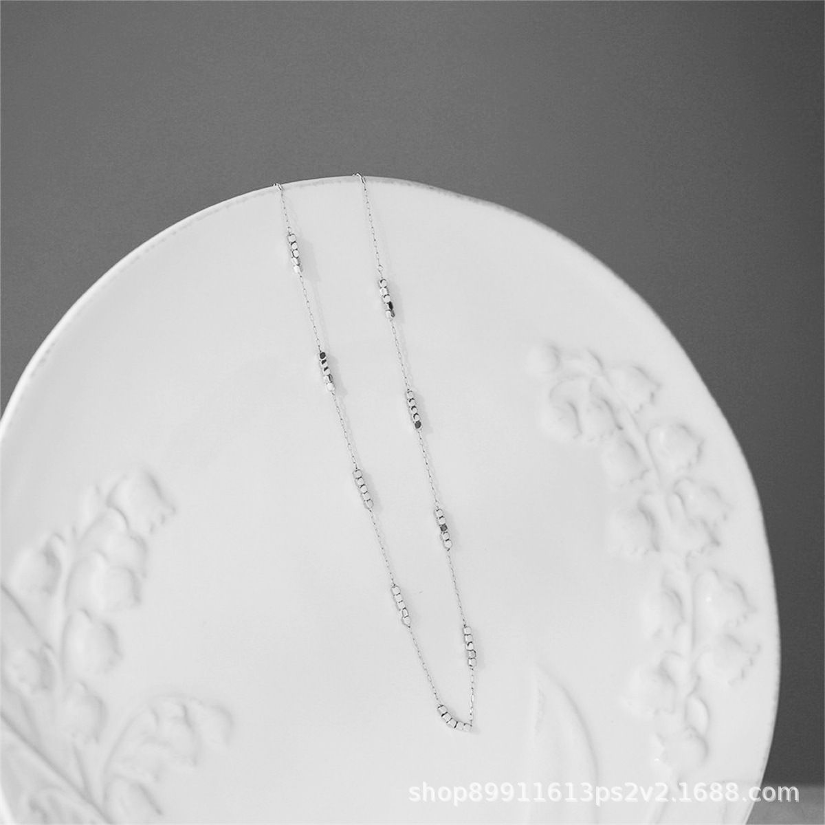 波光粼粼碎金子项链通勤日常百搭浪漫锁骨链女叠戴高级感轻奢首饰详情13