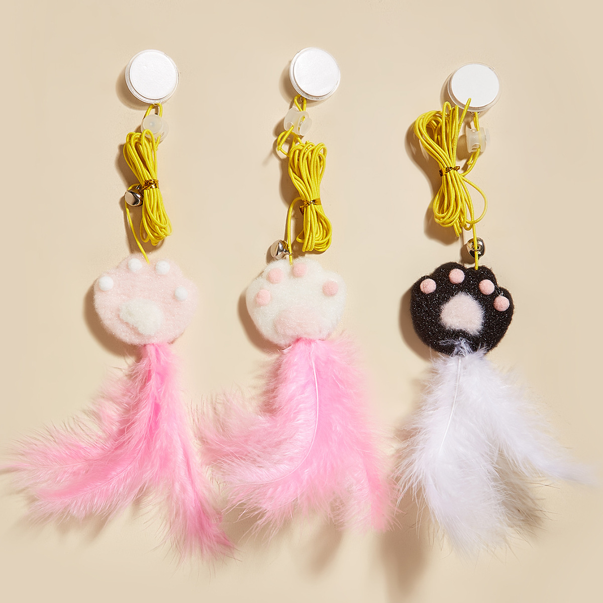 Cat self-entertainment, cat toys, hanging door, swing, telescopic clasp, pet supplies, cat toys, new Amazon style details Picture