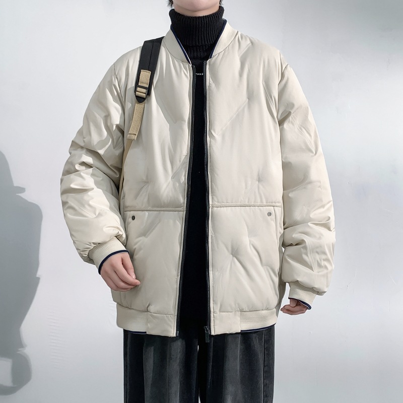 2024棉服男士外套秋冬季新款加厚保暖冬装棉衣宽松立领棉服