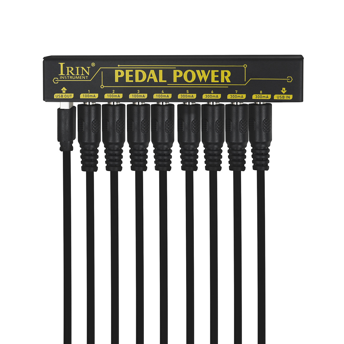IRIN single block effector power 8 canales de salida independiente 9V de bajo ruido power effector de guitarra power multiplex details Picture