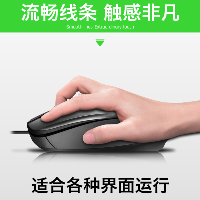 Power magnesium T13 wired keyboard keyboard mouse set USB desktop laptop office keyboard mouse set Application Scenario