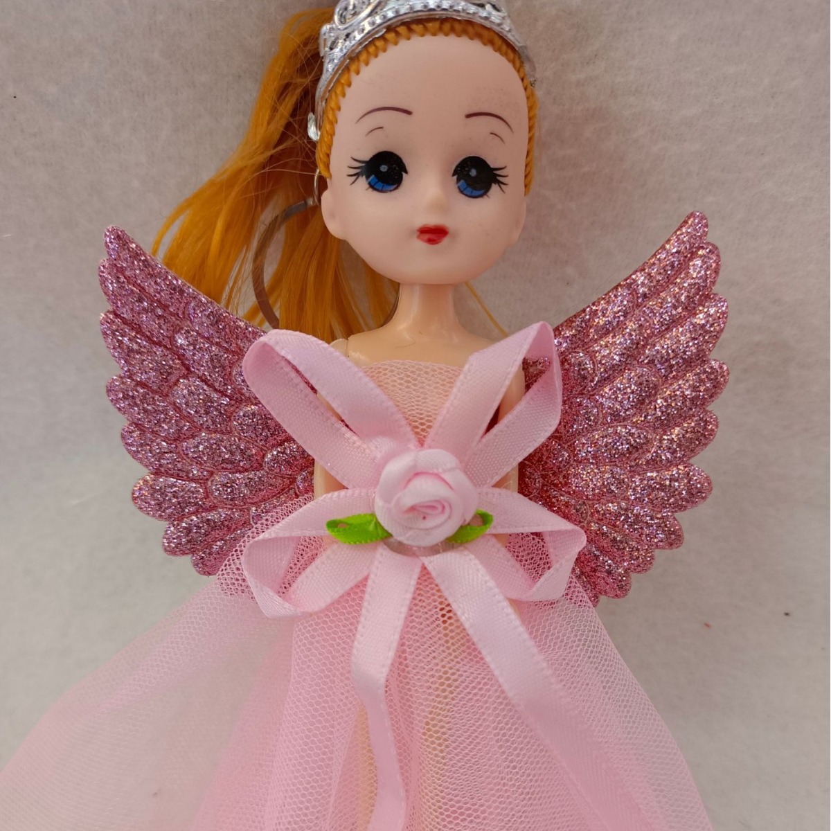 天使翅膀娃娃过家家玩具礼物婚纱娃娃钥匙扣挂件玩偶