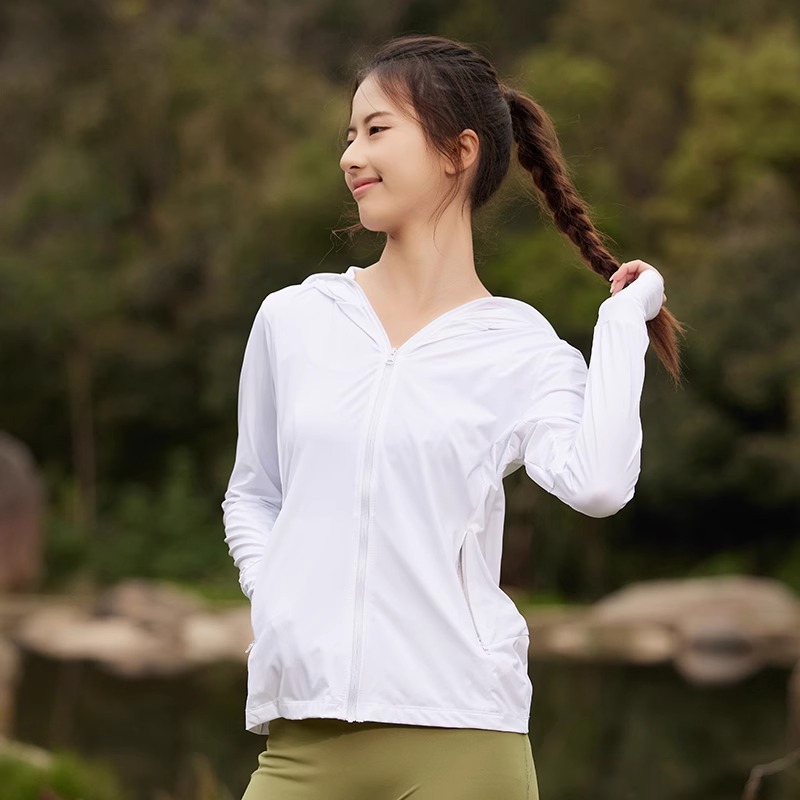 沙滩防晒服实物图