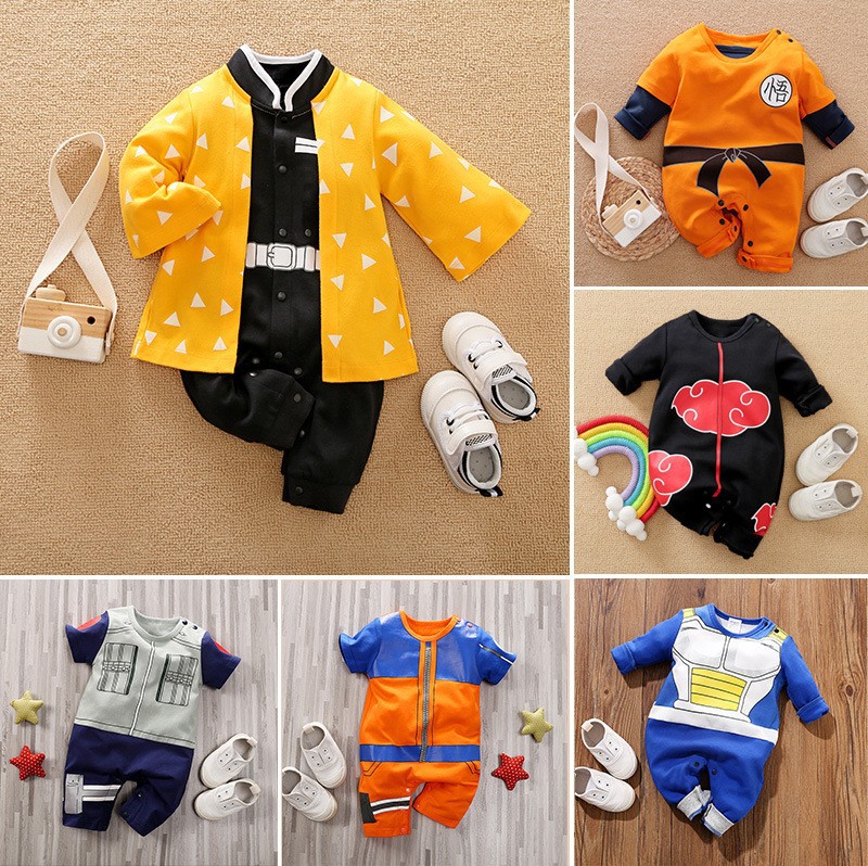 婴幼儿连体服衣a类0-1岁动漫系列短袖宝宝爬爬服婴儿包屁衣春秋夏
