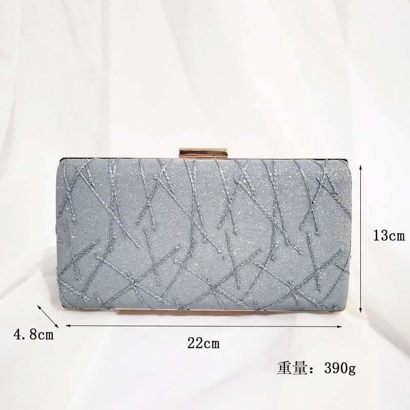 2022 Foreign Trade Micro Dinner Bag Ladies Simple Lines Solid Color Trend Single Shoulder Cheongsam Bride Handbag Wholesale details Picture