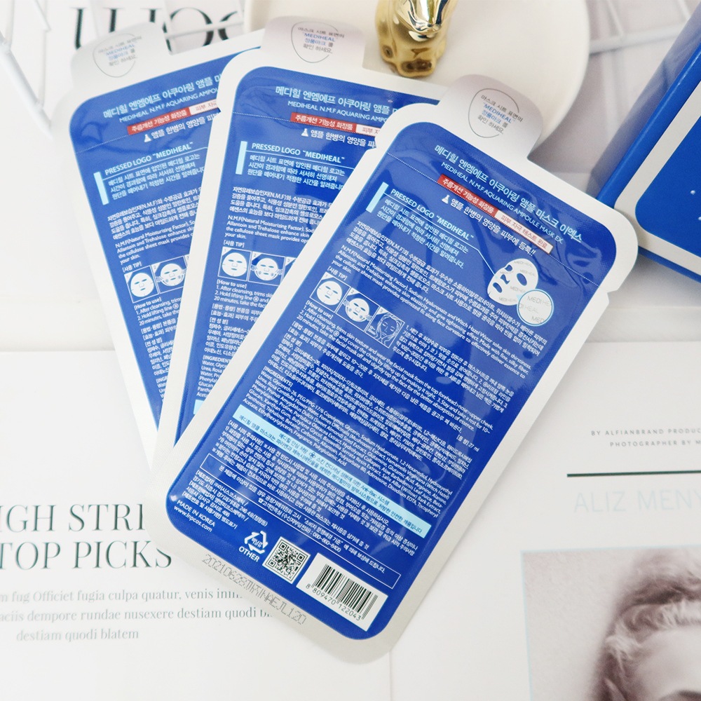 Korean Medi/Huirke/Laisi Injection Reservoir nmf Mask Moisturizing and Hydrating Reservoir Mask Application Scenario