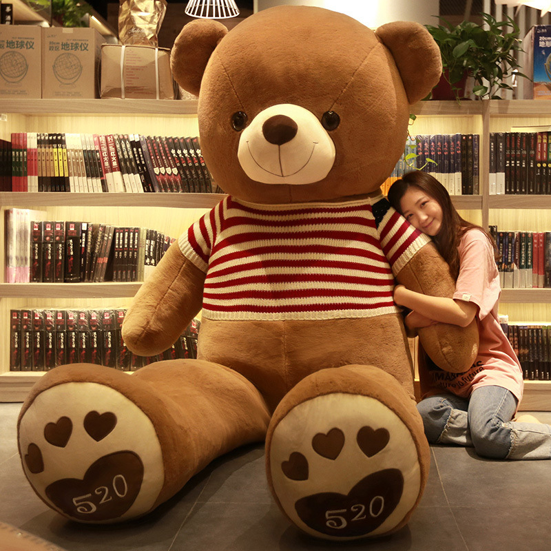 New cute teddy bear plush toy large cuddly bear doll for girls valentine's Day gift manufacturers details Picture