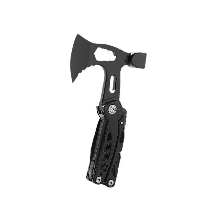 Multi-functional axe, outdoor folding multi-functional axe knife, multi-functional axe hammer, vehicle-mounted rescue hammer, tactical axe Item Picture