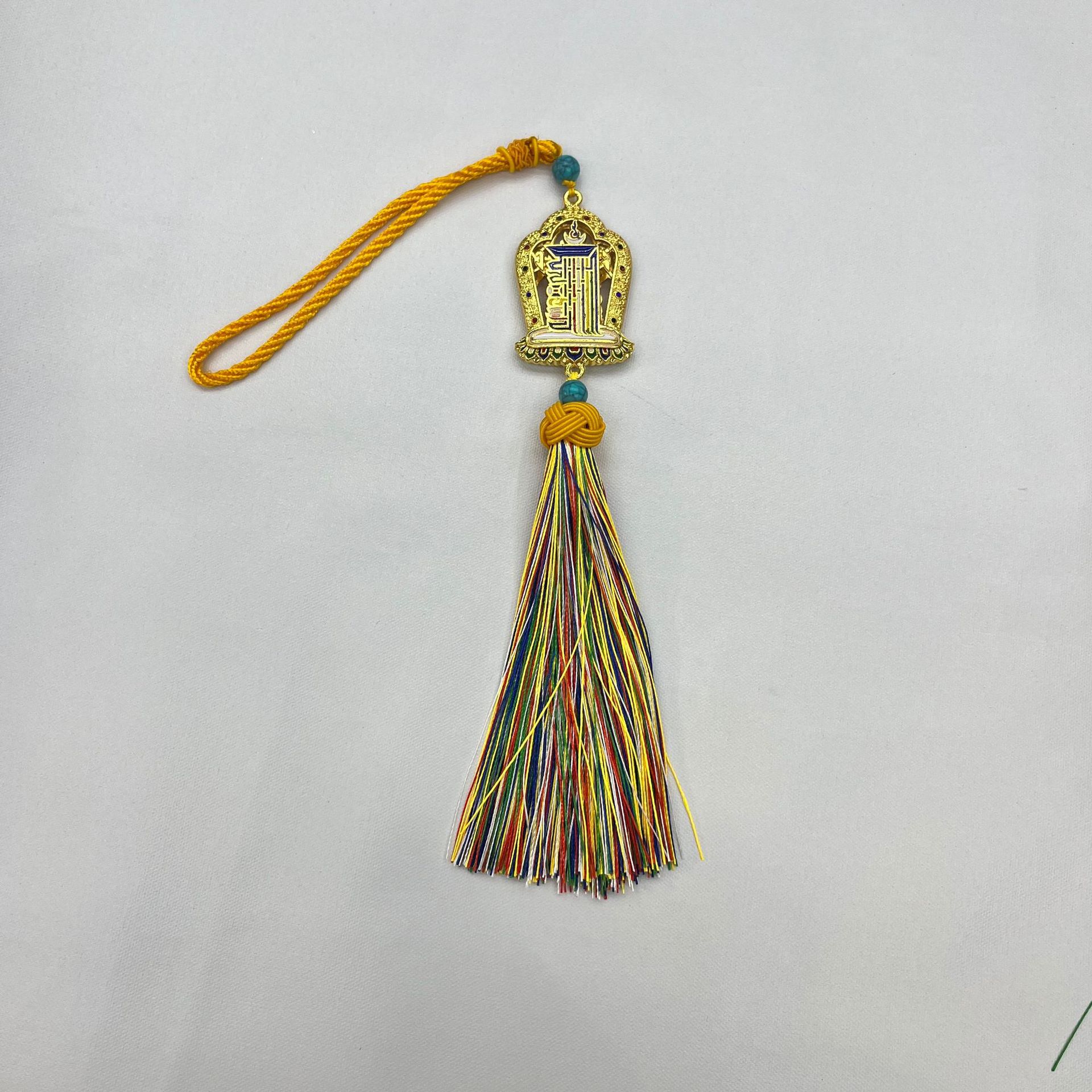 Wholesale of Ten signs of freedom, six-character true words, auspicious Eight treasures, car pendants, interior decoration and simple accessories details Picture